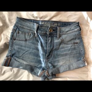 American eagle super stretch shorts